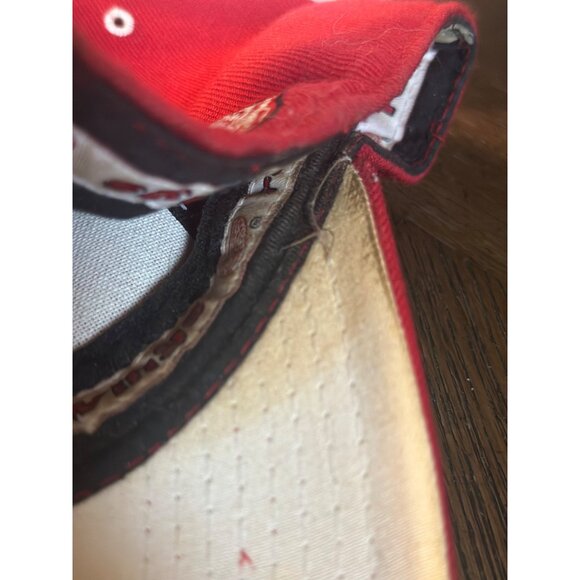 Detroit Red Wings Zephyr Adjustable Red Baseball Cap Hat Mens 7 3/8 - Picture 8 of 9